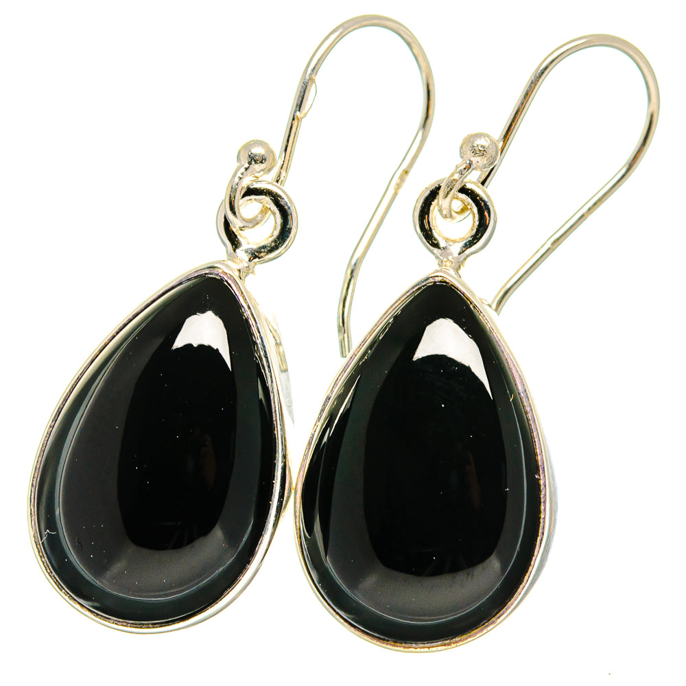 Black Onyx Earrings handcrafted by Anasilvercos - EARR422339