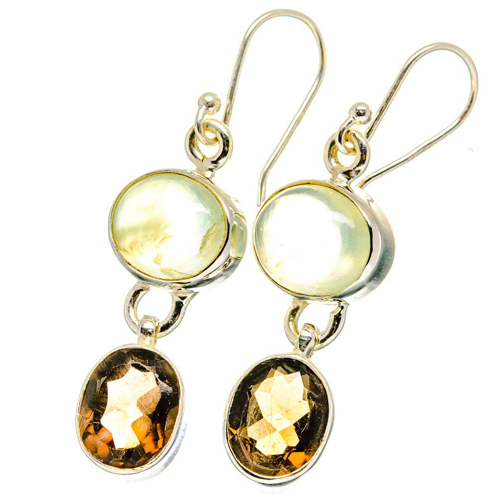 Smoky Quartz Earrings handcrafted by Anasilvercos - EARR422346
