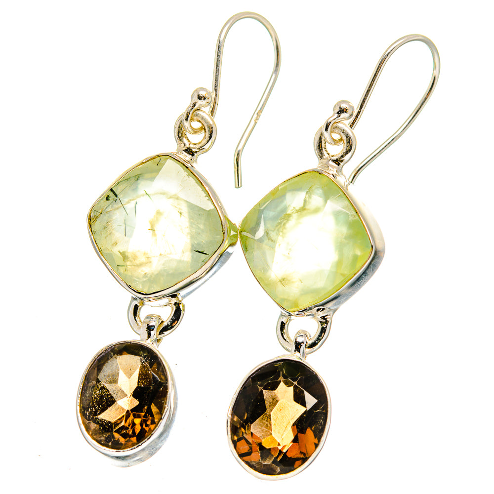 Prehnite Earrings handcrafted by Anasilvercos - EARR422350