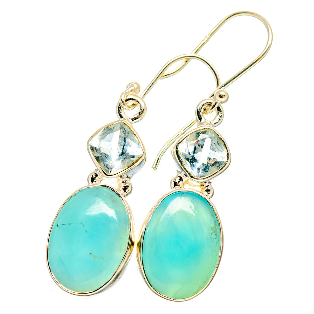 Larimar Earrings handcrafted by Anasilvercos - EARR422422