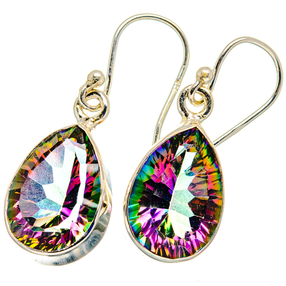 Mystic Topaz Earrings handcrafted by Anasilvercos - EARR422441