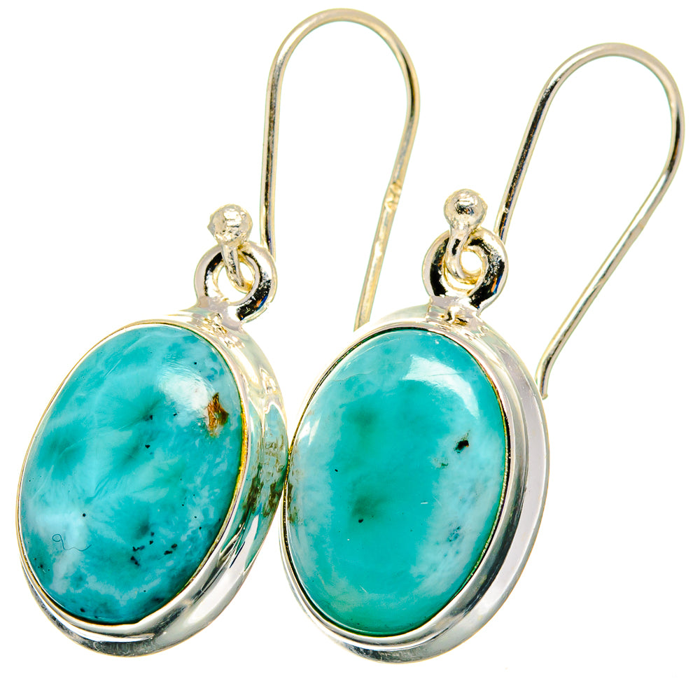 Larimar Earrings handcrafted by Anasilvercos - EARR422442