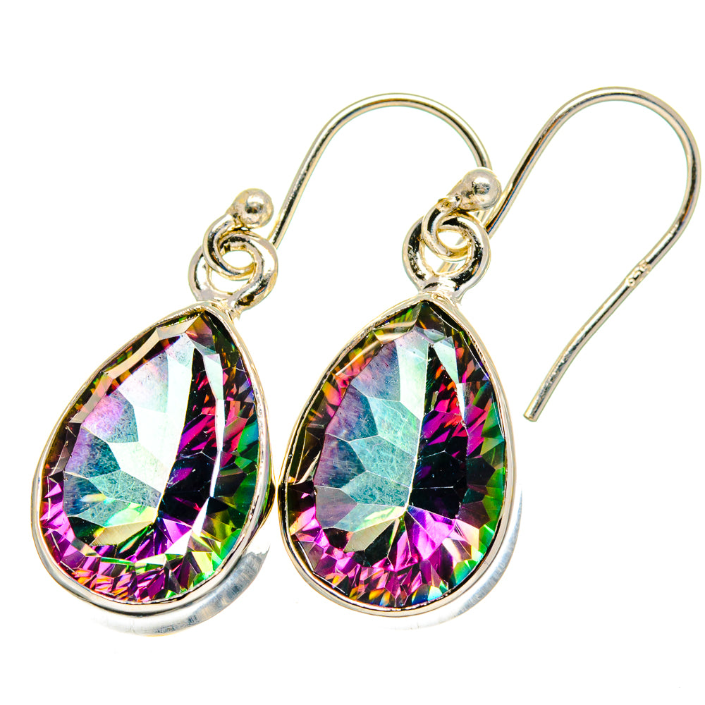 Mystic Topaz Earrings handcrafted by Anasilvercos - EARR422443