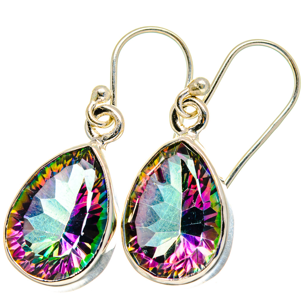 Mystic Topaz Earrings handcrafted by Anasilvercos - EARR422448
