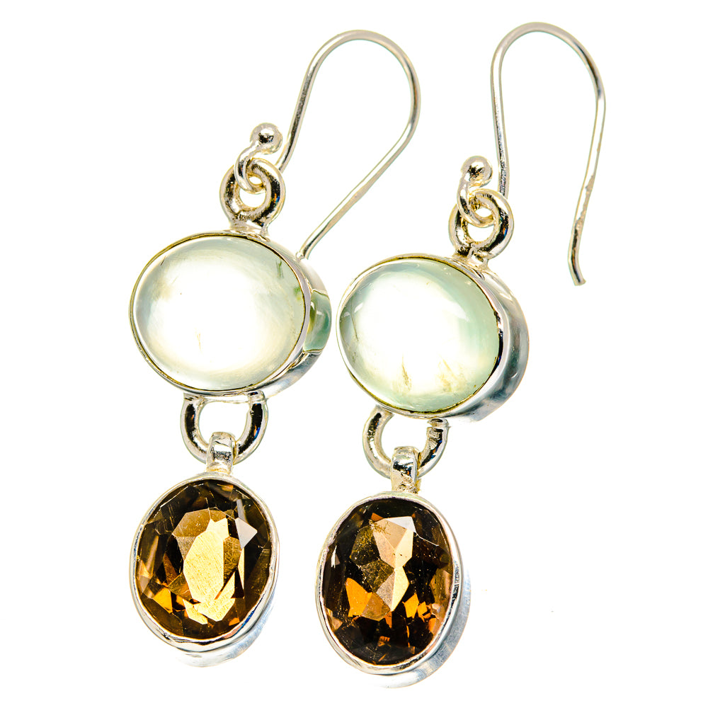 Prehnite Earrings handcrafted by Anasilvercos - EARR422468 - Photo 2