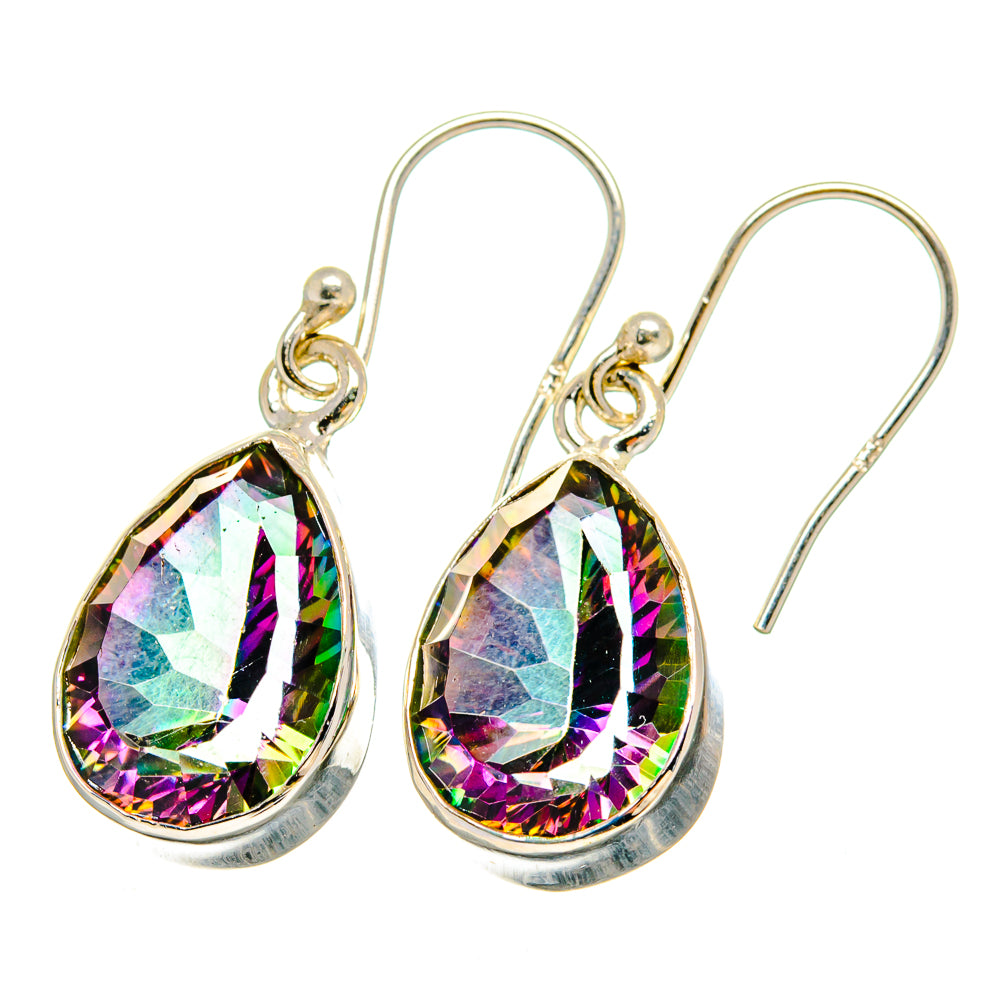 Mystic Topaz Earrings handcrafted by Anasilvercos - EARR422498