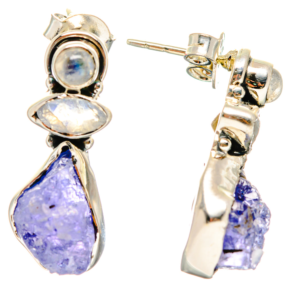 Tanzanite Earrings handcrafted by Anasilvercos - EARR422515