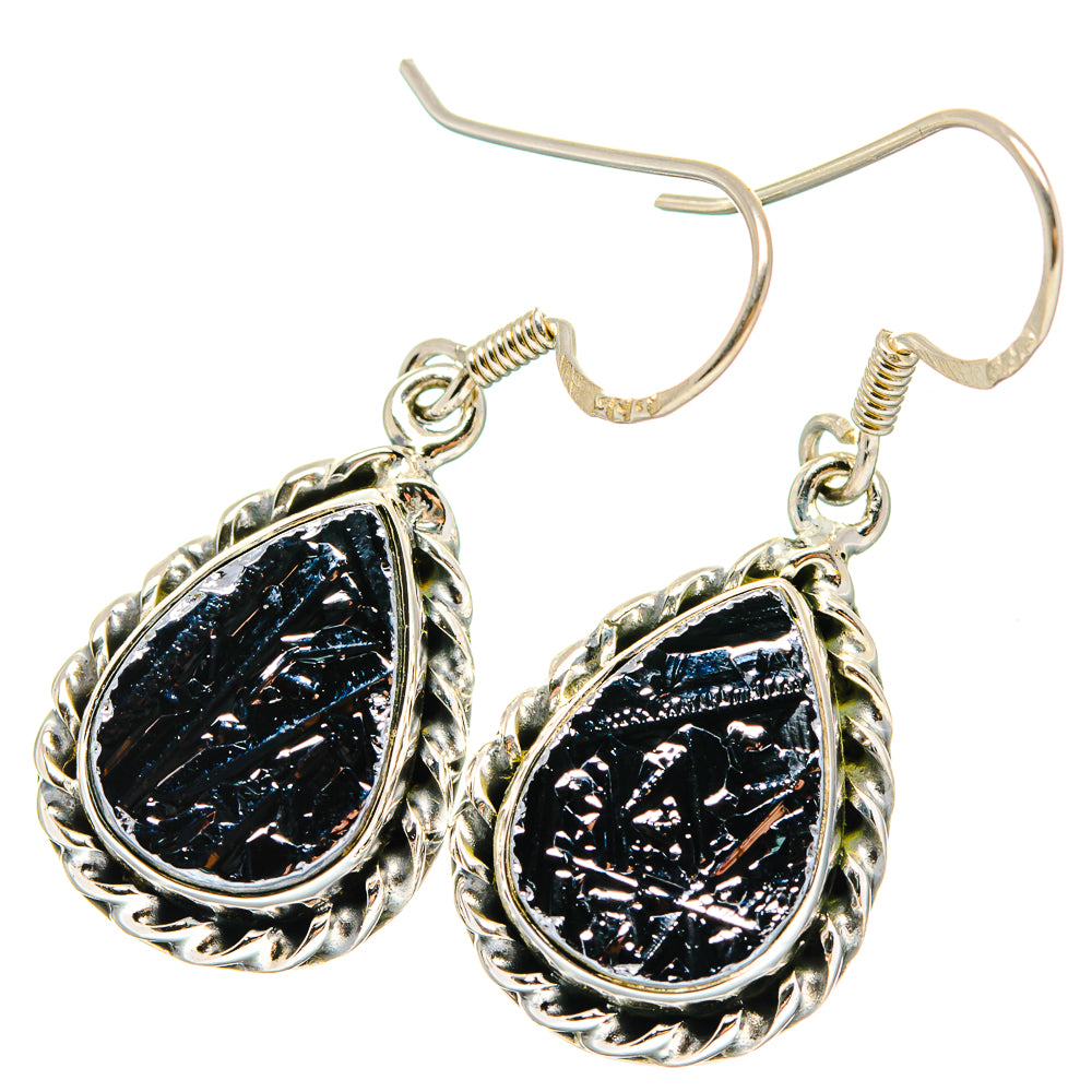 Shungite Earrings handcrafted by Anasilvercos - EARR422553