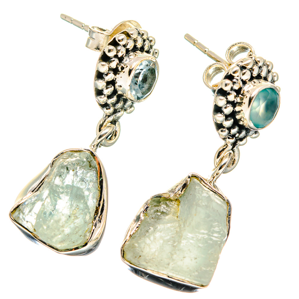 Aquamarine Earrings handcrafted by Anasilvercos - EARR422554