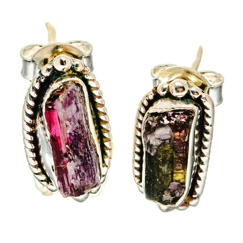 Pink Tourmaline Earrings handcrafted by Anasilvercos - EARR422575