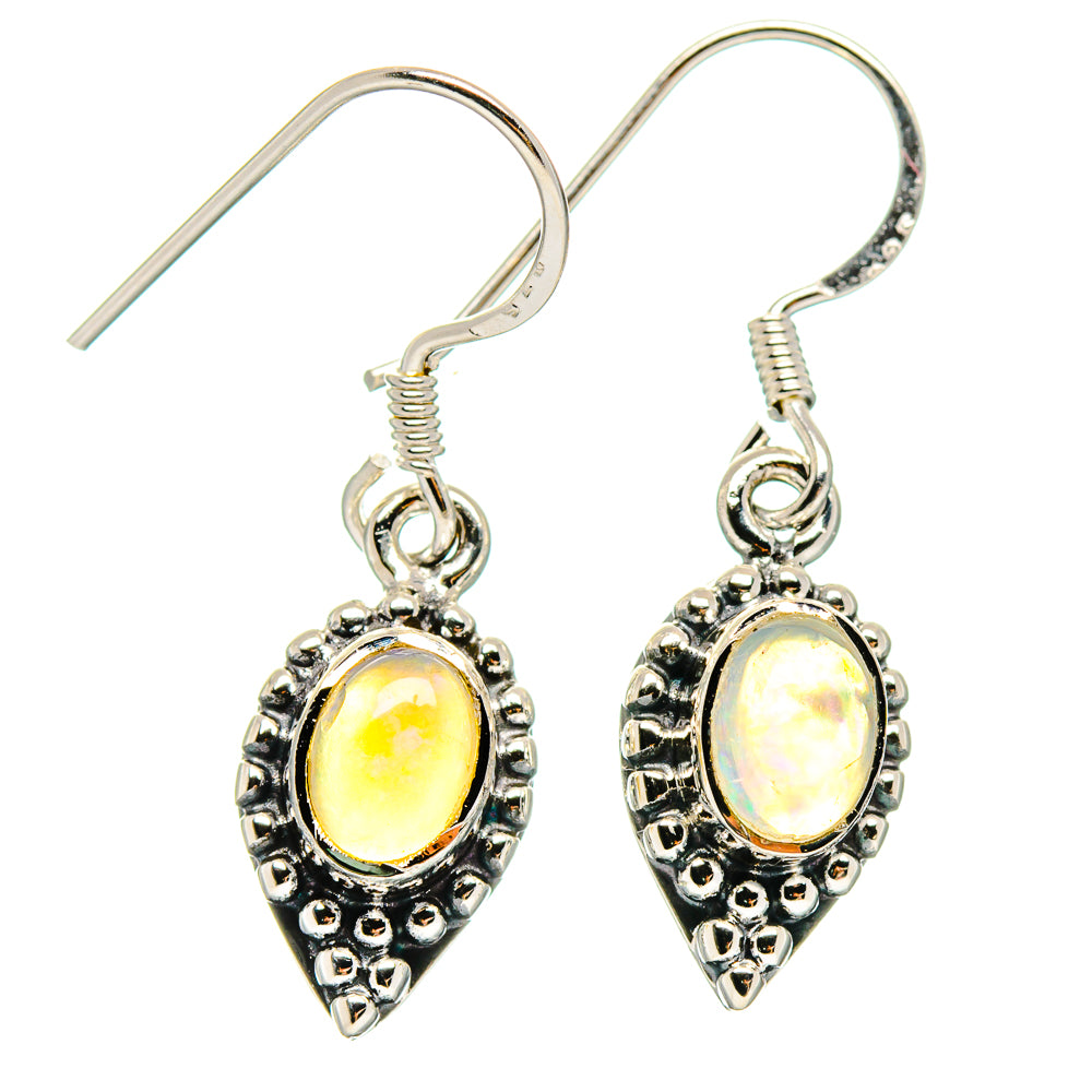 Ethiopian Opal Earrings handcrafted by Anasilvercos - EARR422580