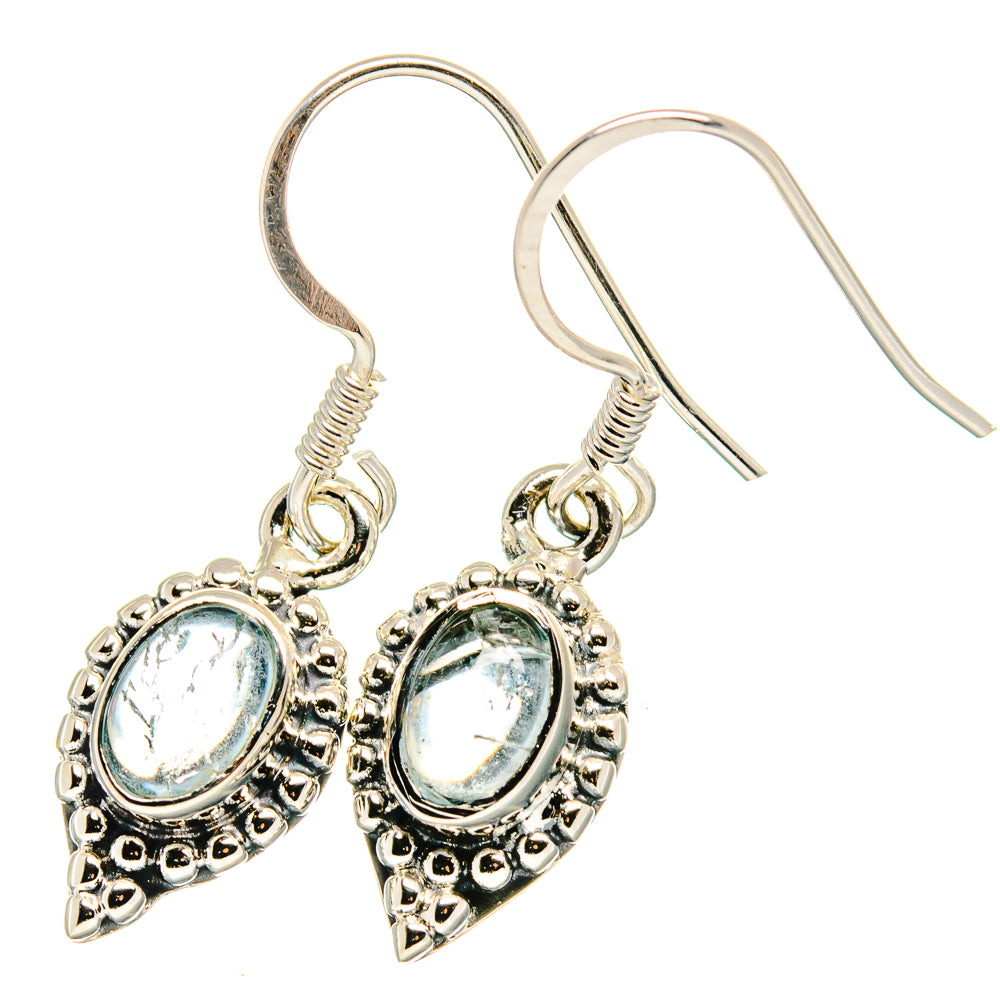 Aquamarine Earrings handcrafted by Anasilvercos - EARR422599
