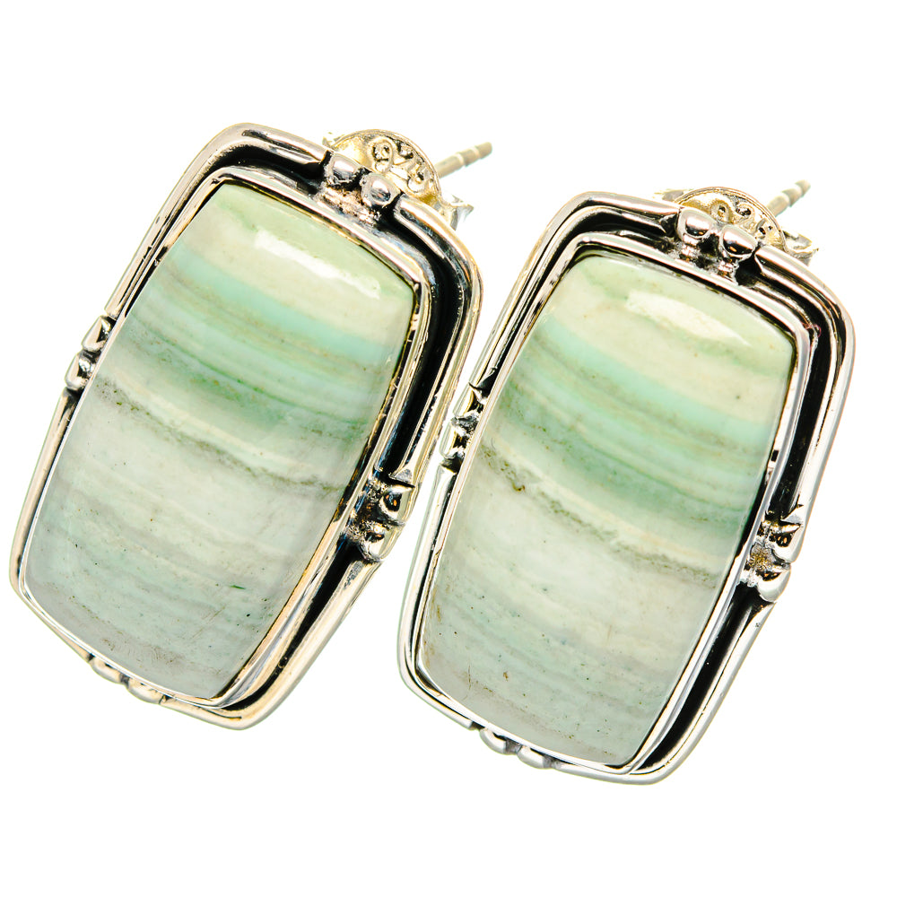 Ocean Jasper Earrings handcrafted by Anasilvercos - EARR422604