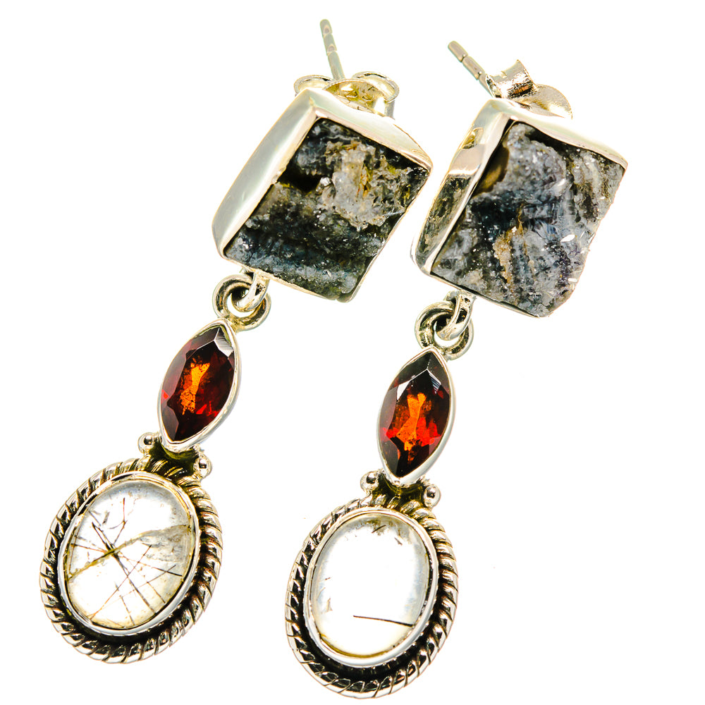 Desert Druzy Earrings handcrafted by Anasilvercos - EARR422605