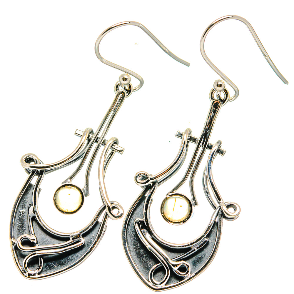 Ethiopian Opal Earrings handcrafted by Anasilvercos - EARR422621
