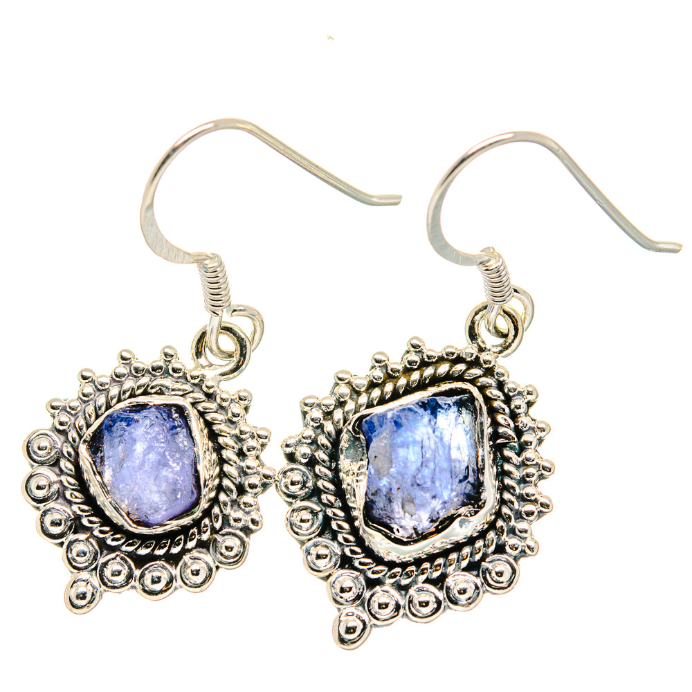 Tanzanite Earrings handcrafted by Anasilvercos - EARR422626