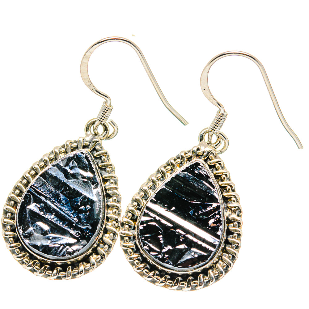 Shungite Earrings handcrafted by Anasilvercos - EARR422627