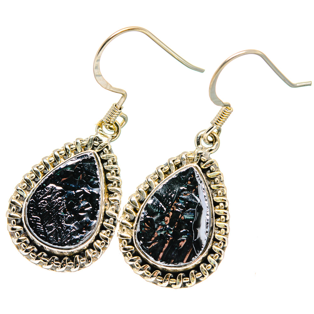 Shungite Earrings handcrafted by Anasilvercos - EARR422646