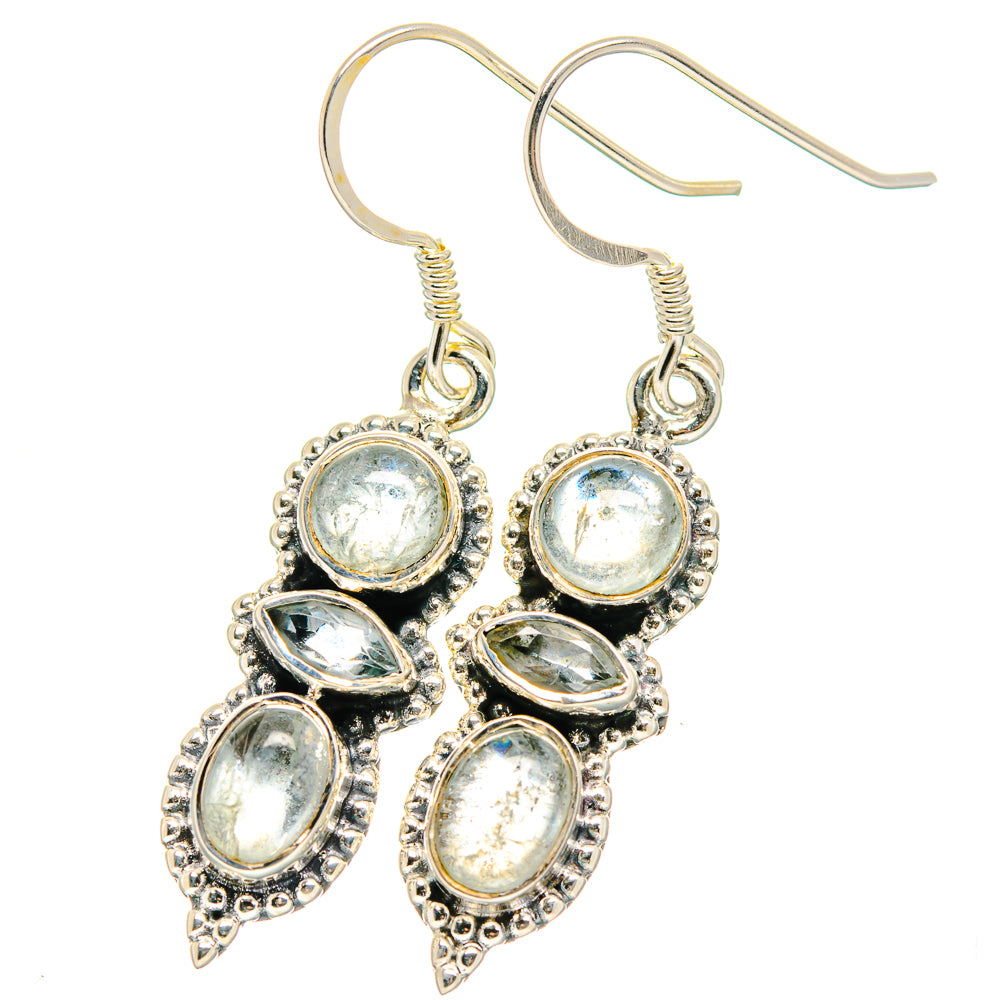 Aquamarine Earrings handcrafted by Anasilvercos - EARR422672