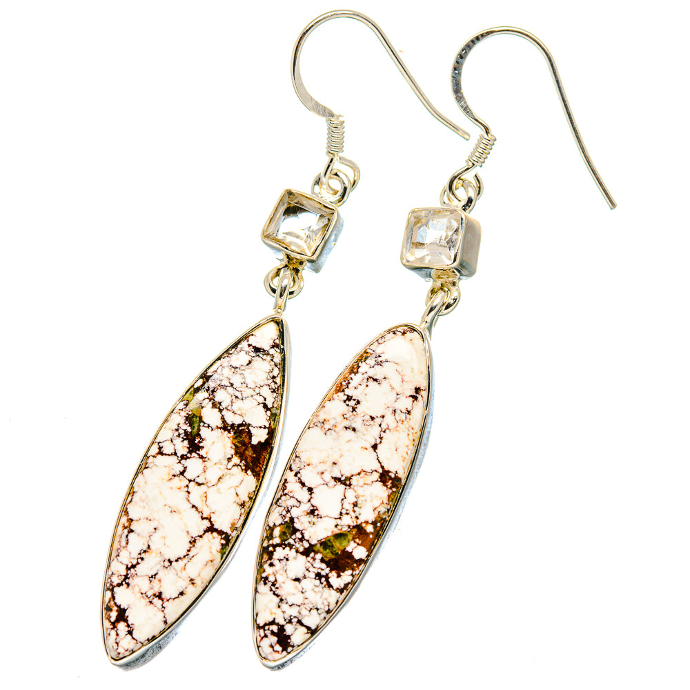 Wild Horse Jasper Earrings handcrafted by Anasilvercos - EARR422675