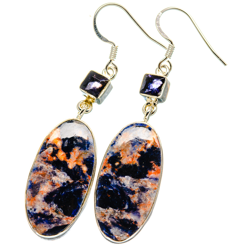 Sodalite Earrings handcrafted by Anasilvercos - EARR422680