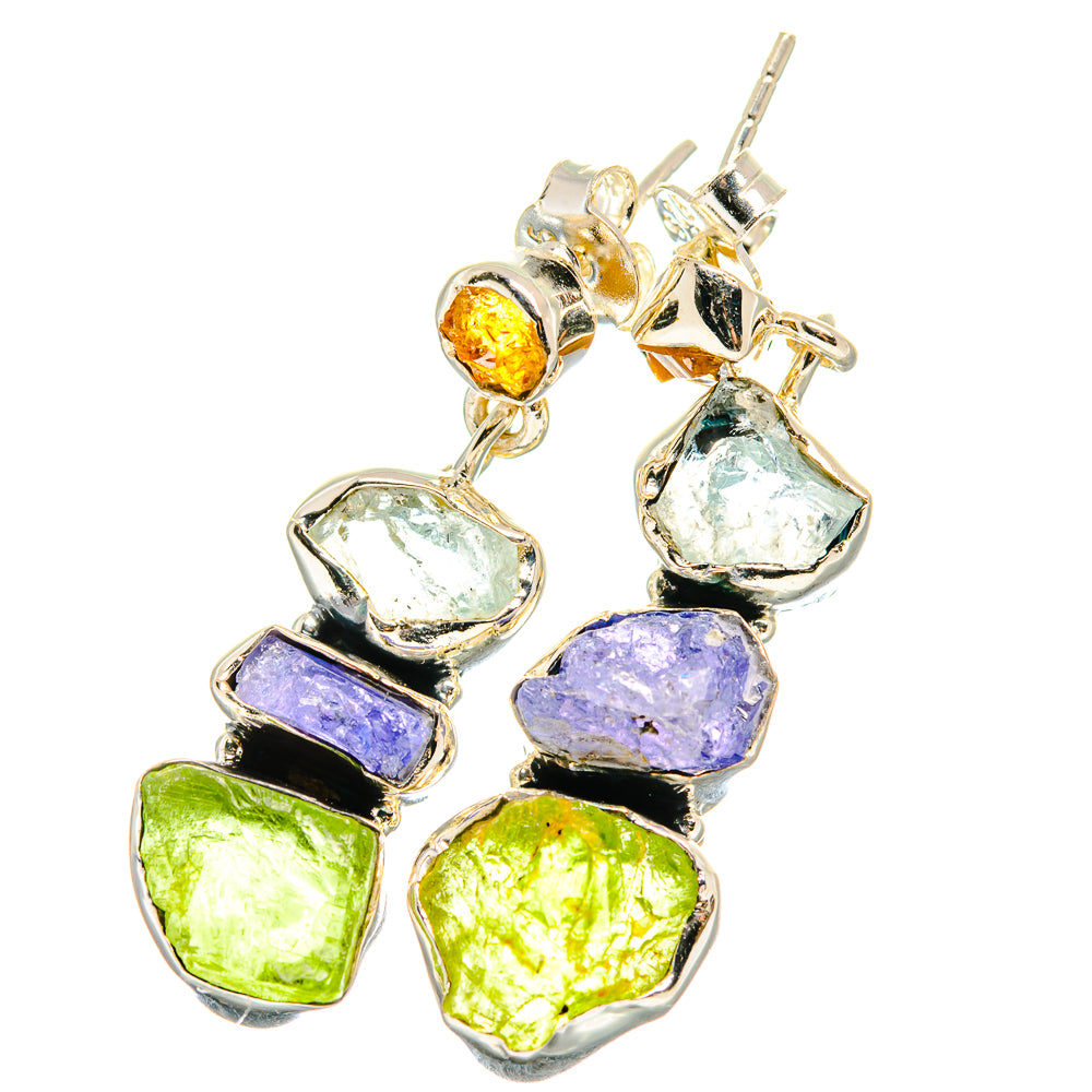 Peridot Earrings handcrafted by Anasilvercos - EARR422728