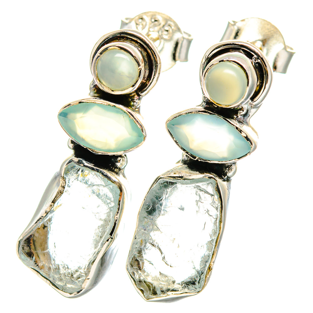 Aquamarine Earrings handcrafted by Anasilvercos - EARR422731