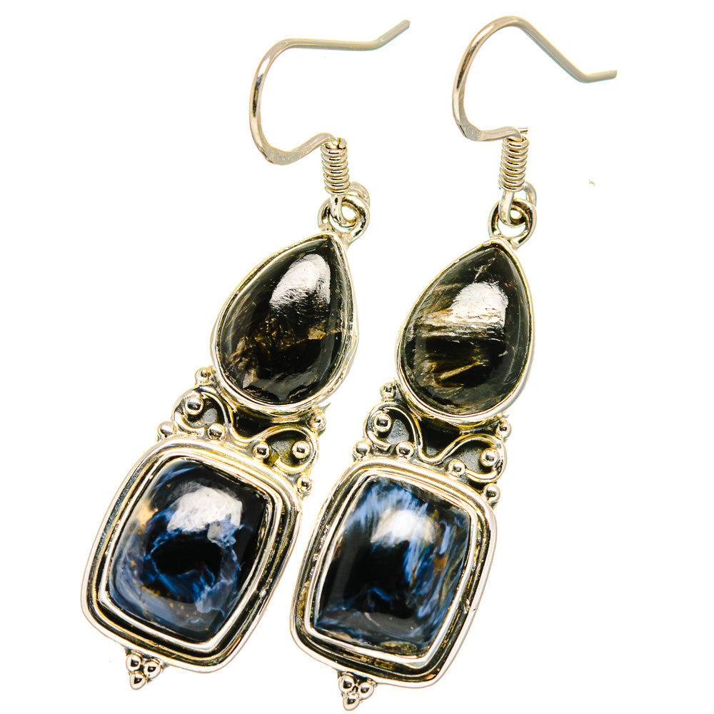 Pietersite Earrings handcrafted by Anasilvercos - EARR422749