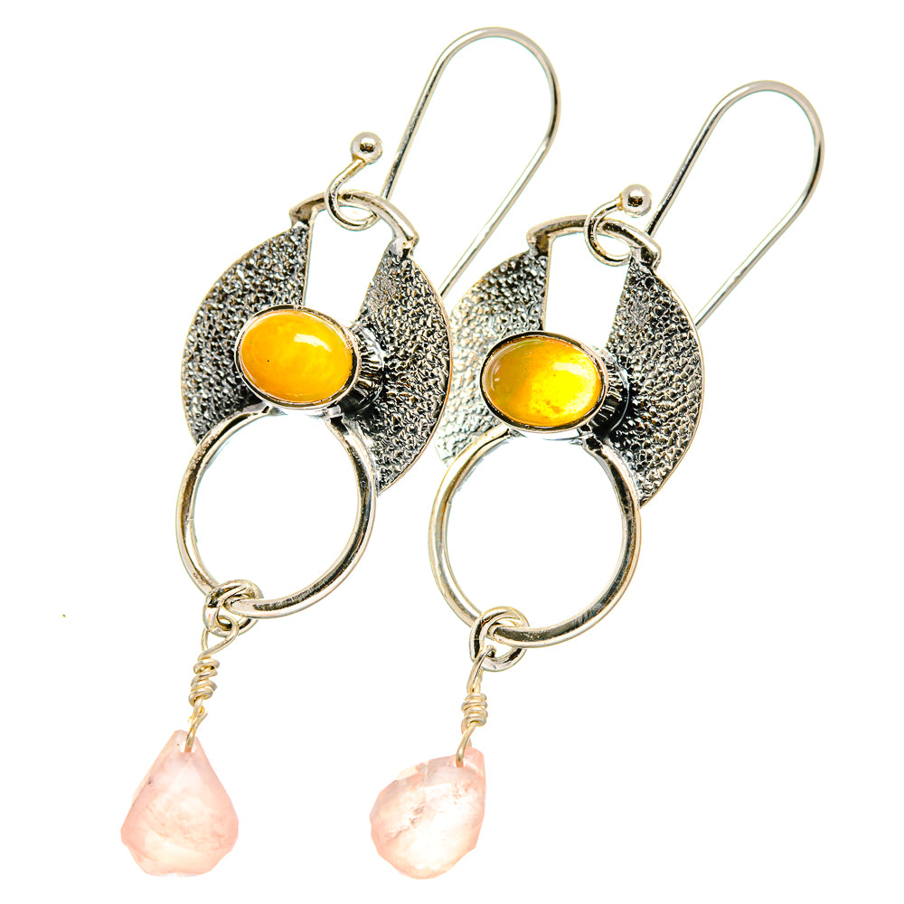 Ethiopian Opal Earrings handcrafted by Anasilvercos - EARR422760