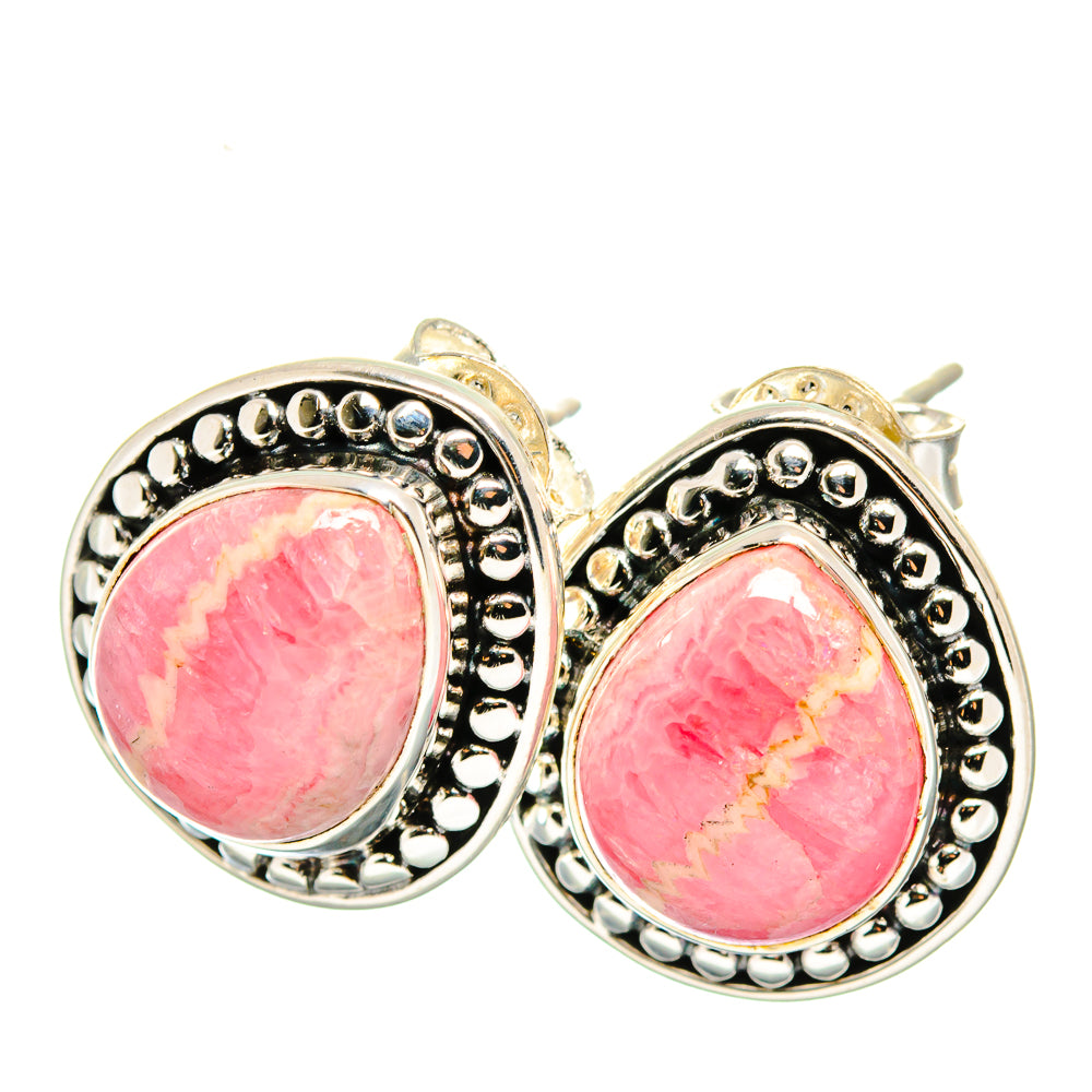 Rhodochrosite Earrings handcrafted by Anasilvercos - EARR422767