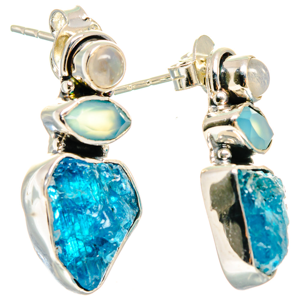 Apatite Earrings handcrafted by Anasilvercos - EARR422805