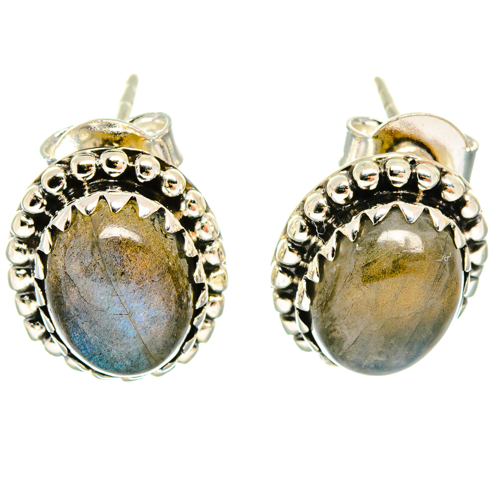 Labradorite Earrings handcrafted by Anasilvercos - EARR422834