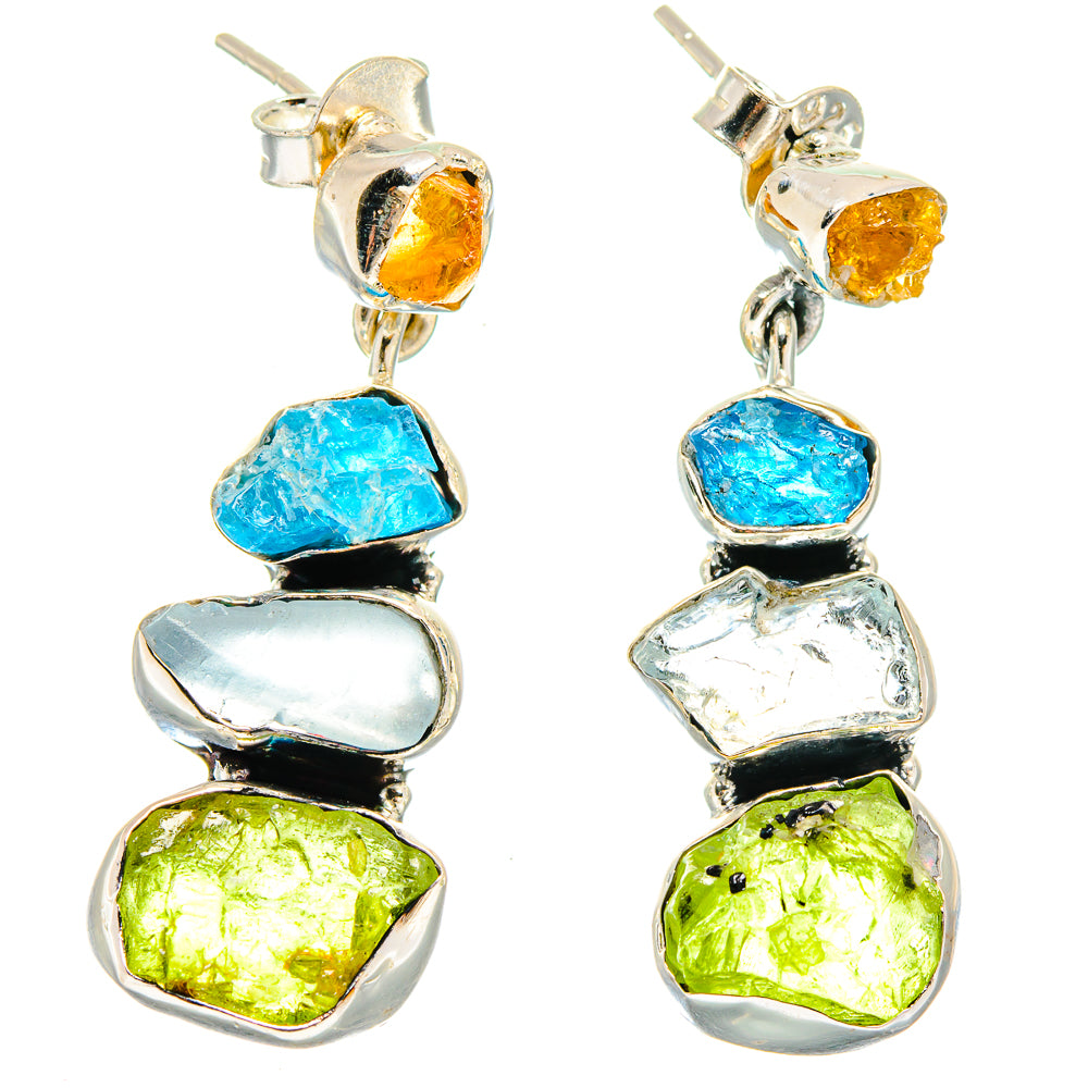 Peridot Earrings handcrafted by Anasilvercos - EARR422844