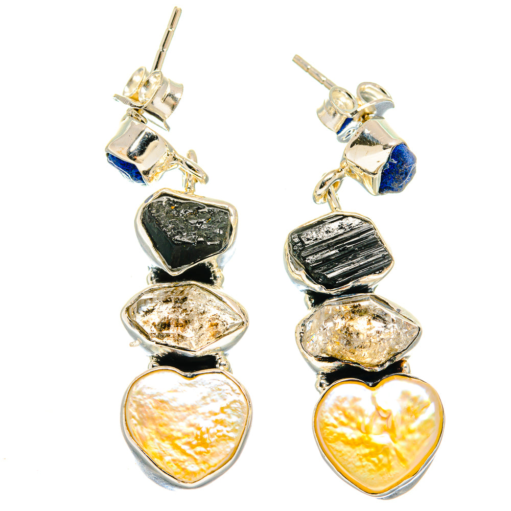 Mother Of Pearl Earrings handcrafted by Anasilvercos - EARR422863