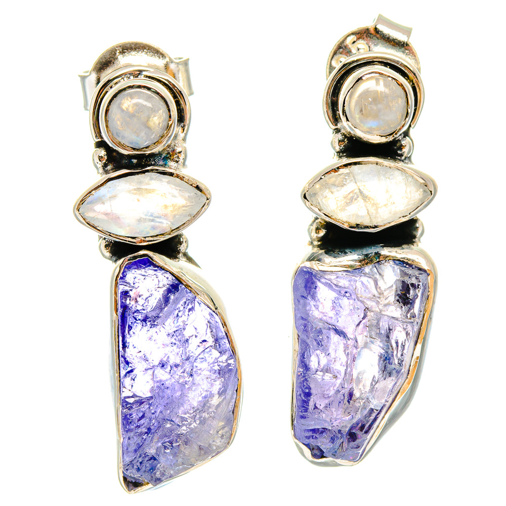 Tanzanite Earrings handcrafted by Anasilvercos - EARR422884