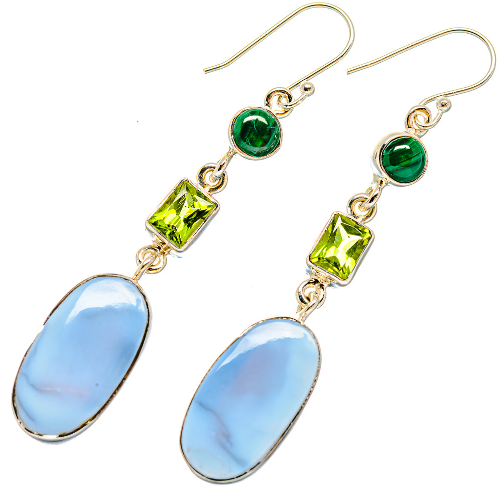 Owyhee Opal Earrings handcrafted by Anasilvercos - EARR422895