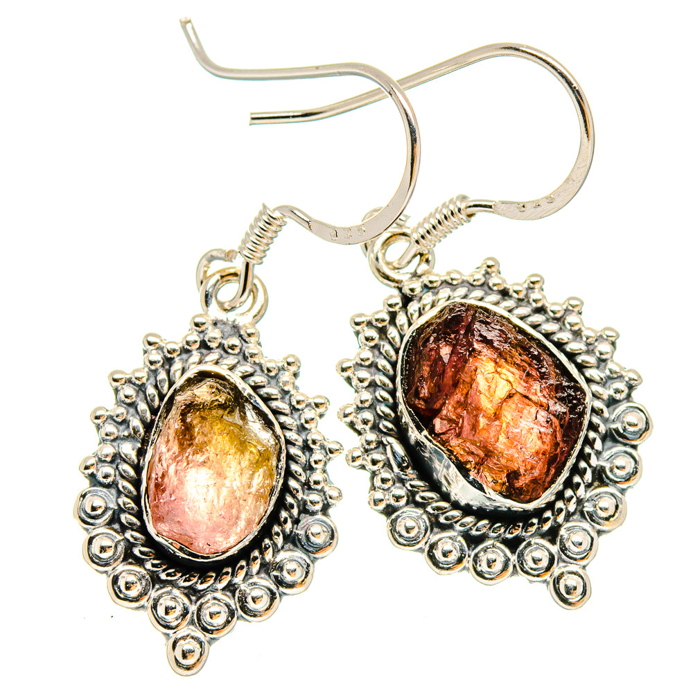 Garnet Earrings handcrafted by Anasilvercos - EARR422900