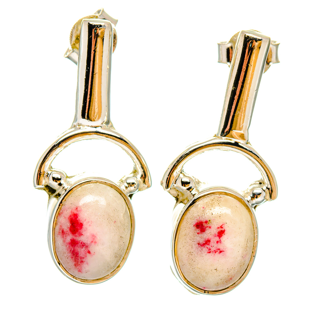Thulite Earrings handcrafted by Anasilvercos - EARR422916