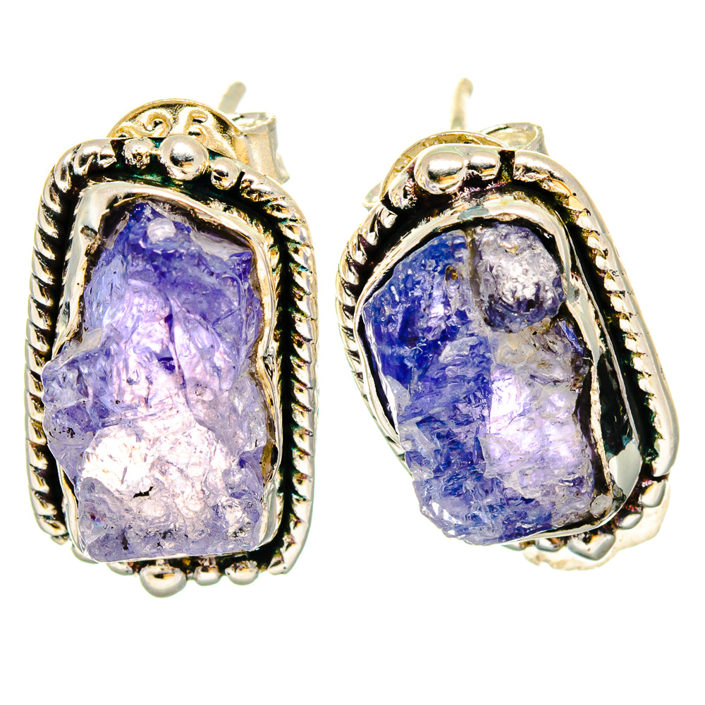 Tanzanite Earrings handcrafted by Anasilvercos - EARR422919