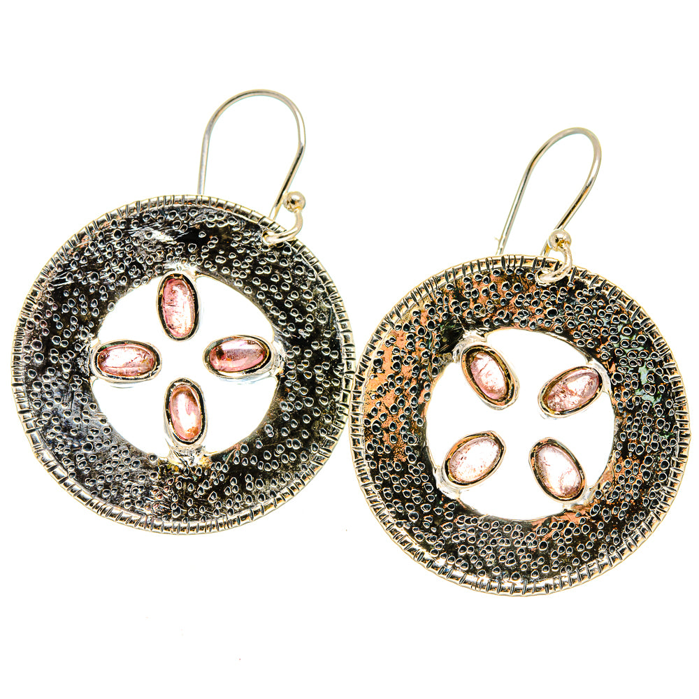 Pink Tourmaline Earrings handcrafted by Anasilvercos - EARR422939