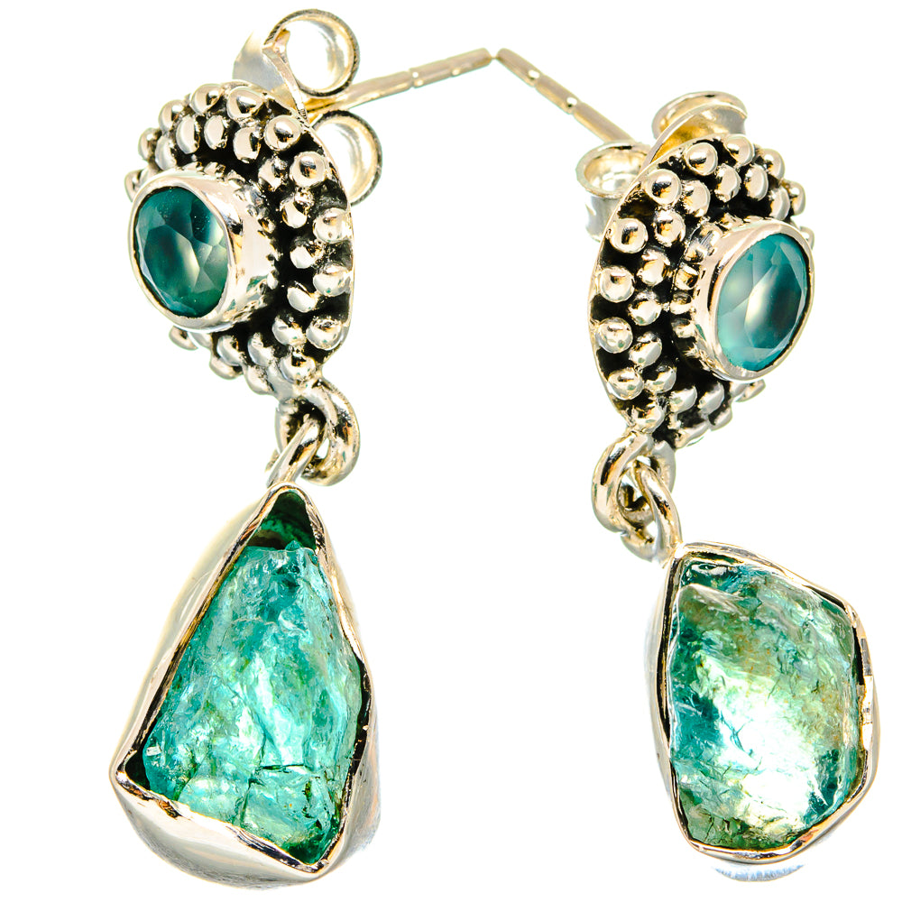 Apatite Earrings handcrafted by Anasilvercos - EARR422942