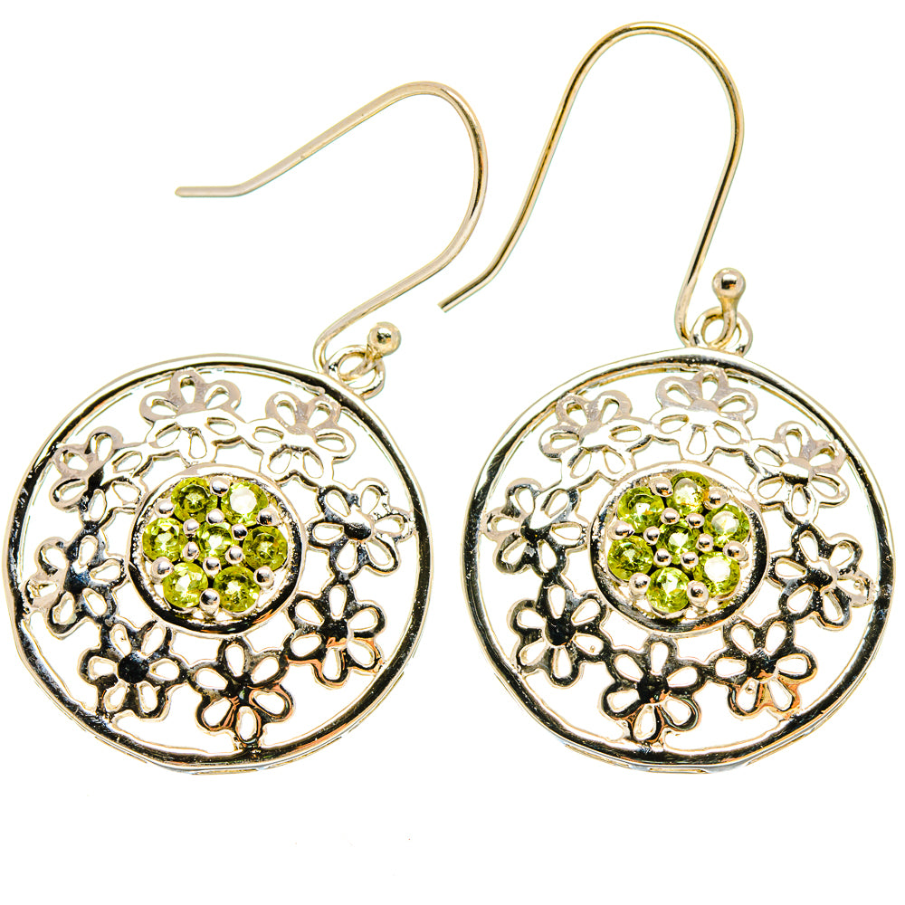 Peridot Earrings handcrafted by Anasilvercos - EARR422945