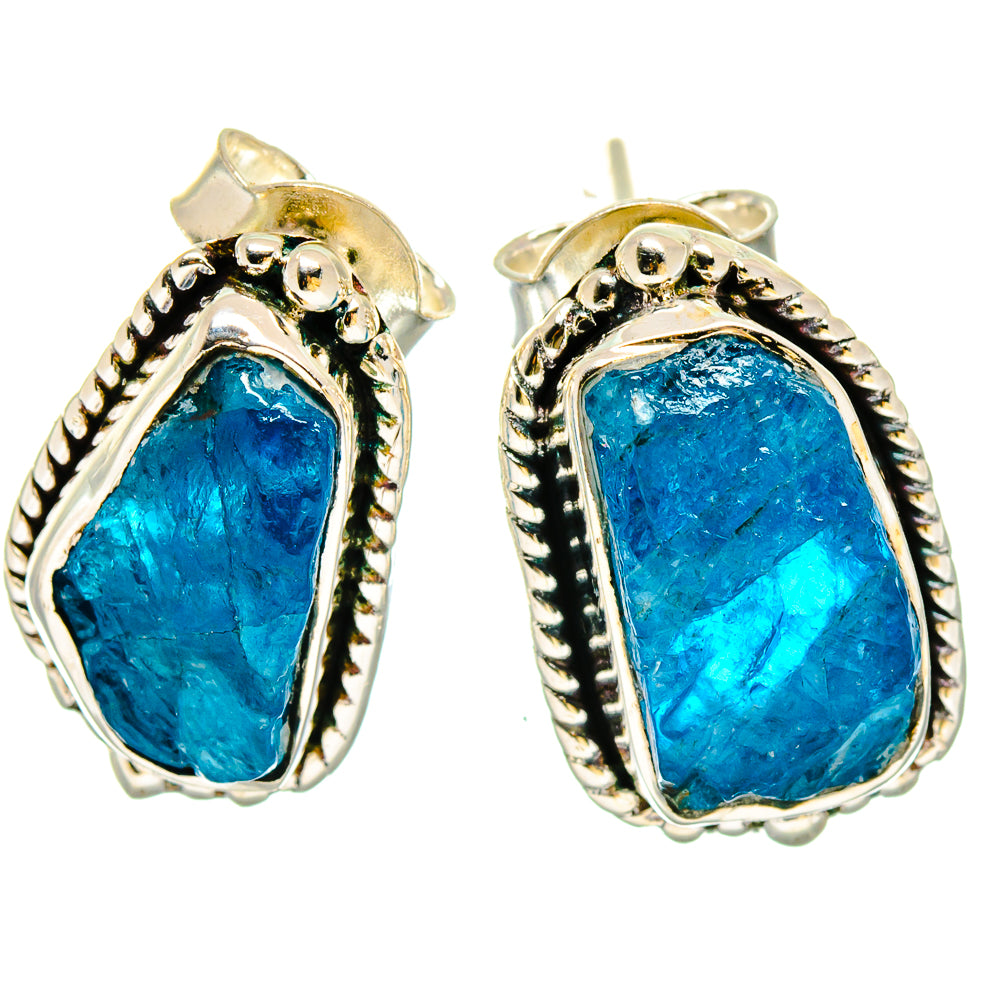Apatite Earrings handcrafted by Anasilvercos - EARR422956