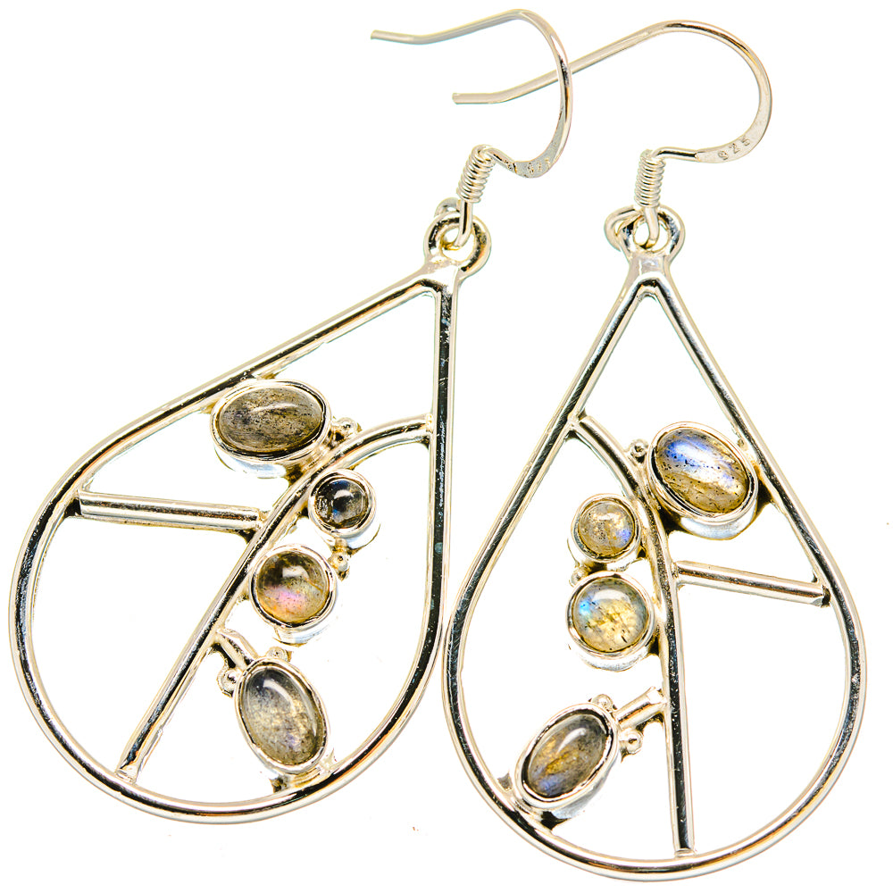 Labradorite Earrings handcrafted by Anasilvercos - EARR422959