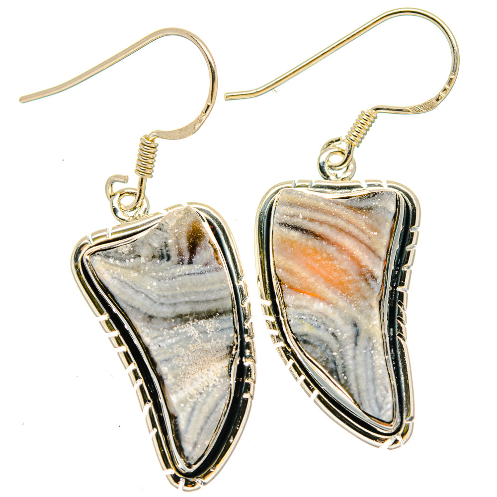 Desert Druzy Earrings handcrafted by Anasilvercos - EARR422961