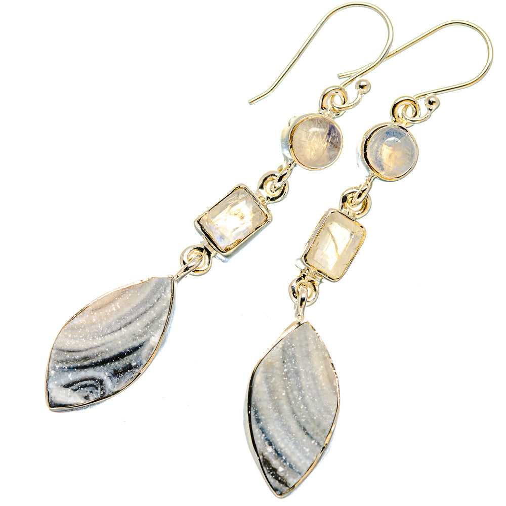Desert Druzy Earrings handcrafted by Anasilvercos - EARR422965