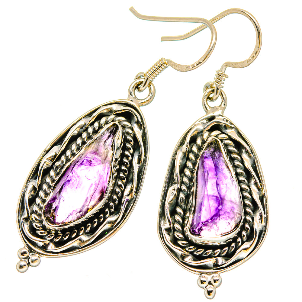 Amethyst Earrings handcrafted by Anasilvercos - EARR422967