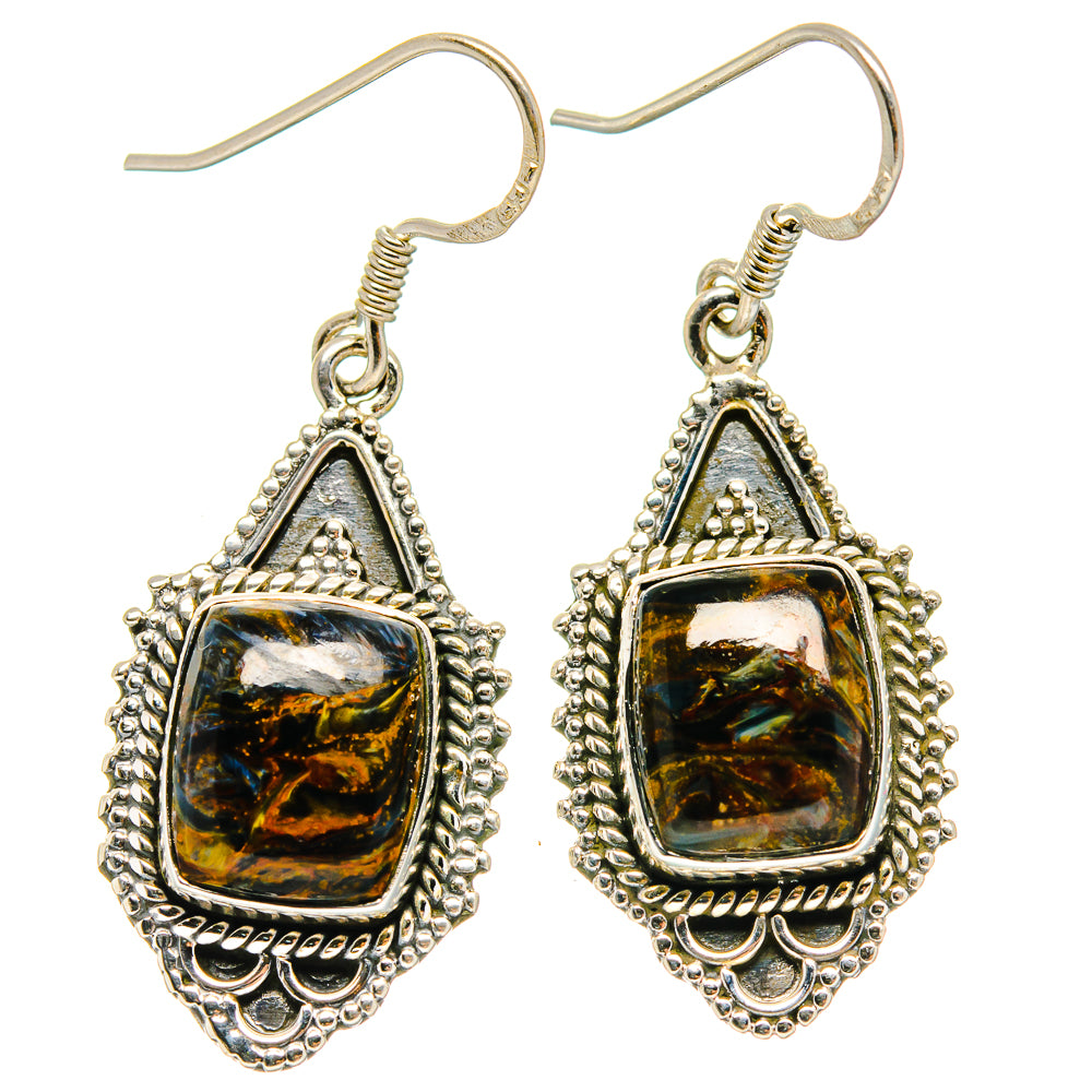 Pietersite Earrings handcrafted by Anasilvercos - EARR422978