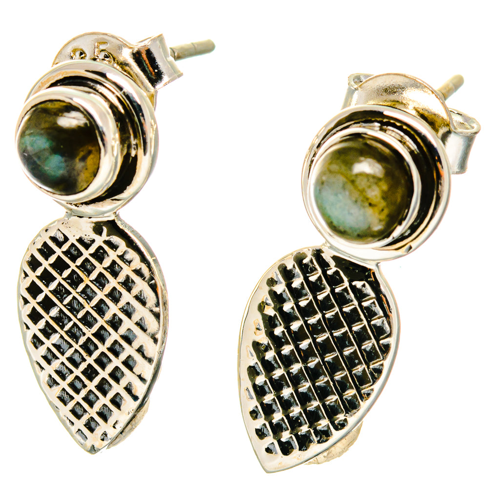 Labradorite Earrings handcrafted by Anasilvercos - EARR423019 - Photo 2