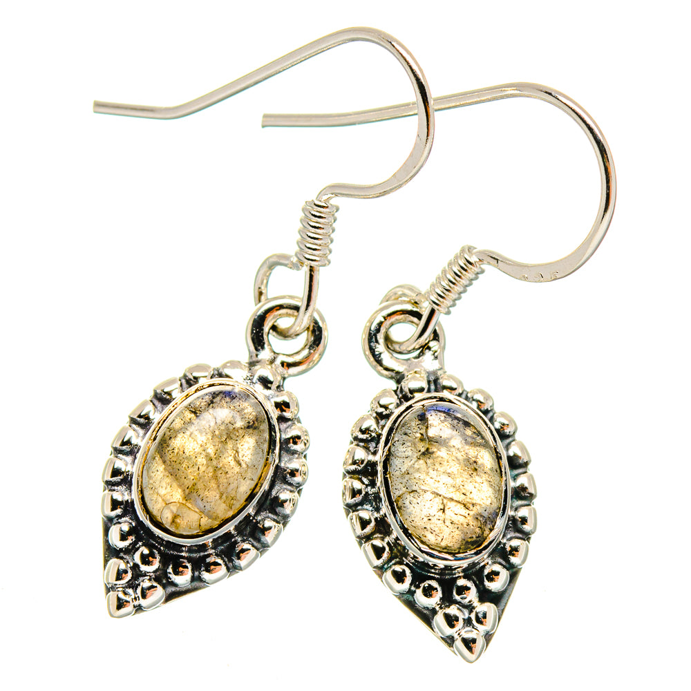 Labradorite Earrings handcrafted by Anasilvercos - EARR423028